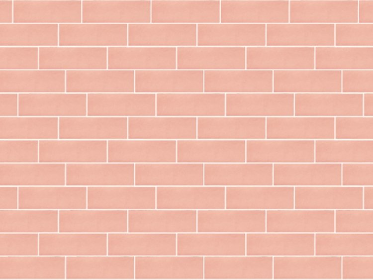 Керамическая плитка Ornamenta Pick’n Brick Rosa PB0515RO, цвет розовый, поверхность матовая, под кирпич, 50x150