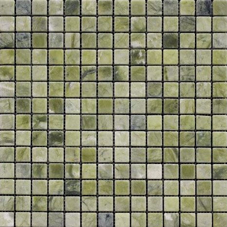 Мозаика Natural Mosaic Adriatica (2X2) 7M068-20T, цвет зелёный, поверхность матовая, квадрат, 305x305