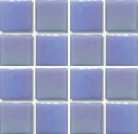 Мозаика Irida Glamour A10.115(1), цвет синий, поверхность глянцевая, квадрат, 318x318