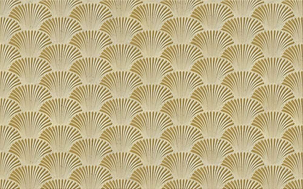 Керамическая плитка Terracotta Shell Scallop TD-SH-SC, цвет бежевый, поверхность глянцевая, прямоугольник, 250x400