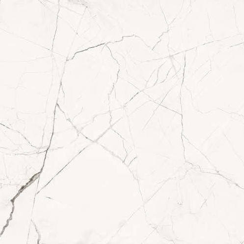 Керамогранит Imola The Room StaVP660Lp, цвет белый, поверхность лаппатированная, квадрат, 600x600