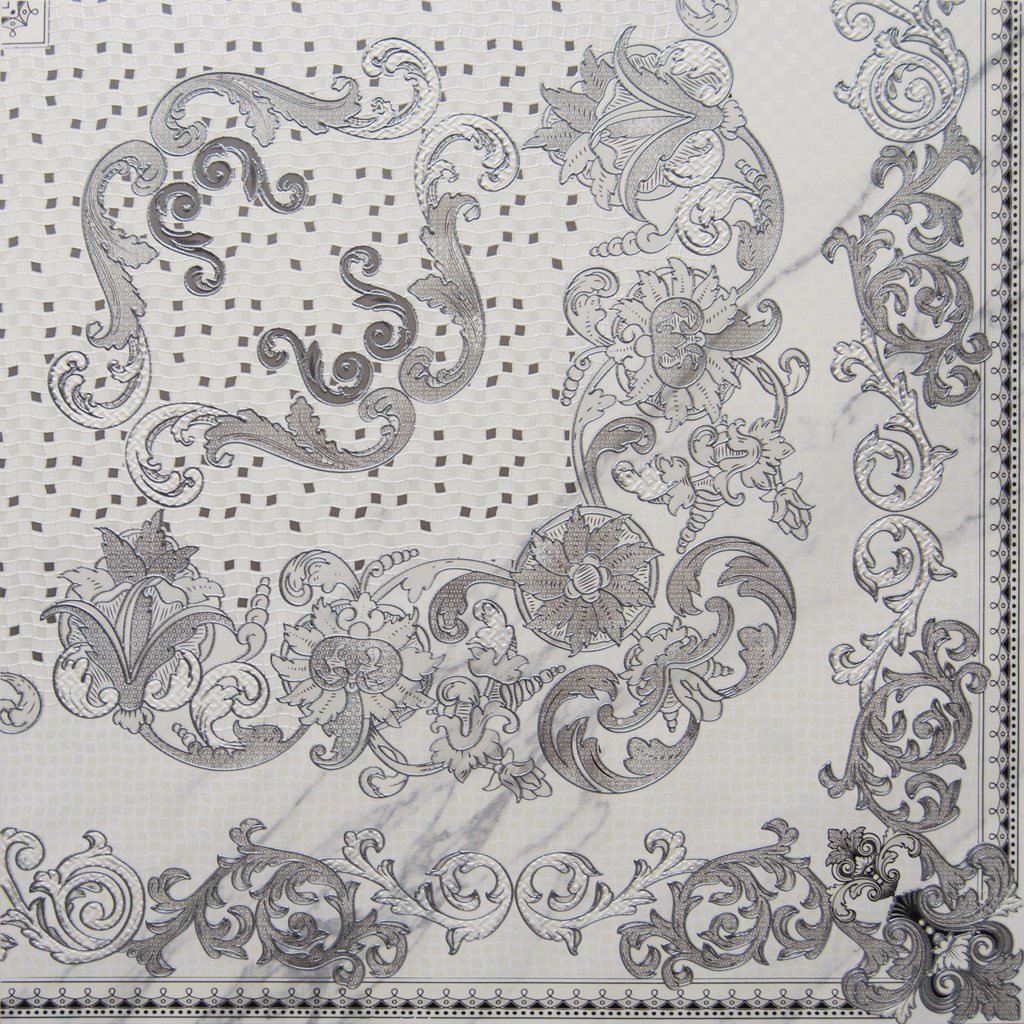 Декоративные элементы Mapisa Ang. Carrara Grey, цвет серый, поверхность полированная, квадрат, 590x590
