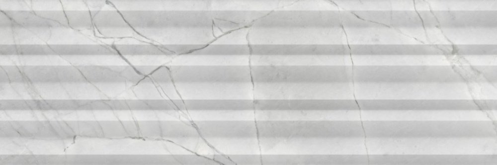Керамическая плитка Saloni Teseo Arrow Gris JEH710, цвет серый, поверхность глянцевая рельефная, прямоугольник, 400x1200