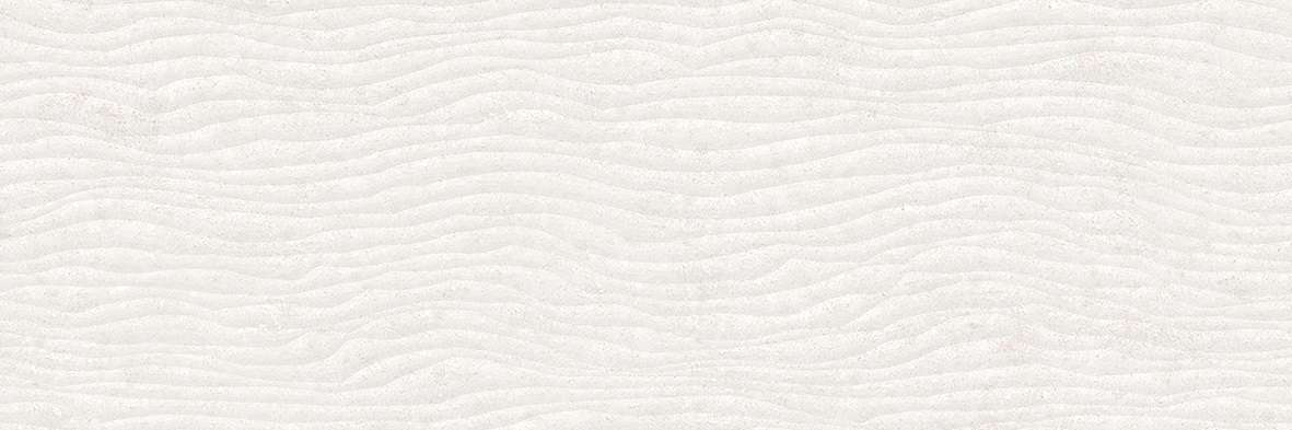 Керамогранит Porcelanosa Newport Park-Hawi White 100295016, цвет белый, поверхность матовая рельефная, прямоугольник, 333x1000