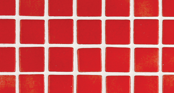 Мозаика Ezarri Niebla 2506 - С, цвет красный, поверхность глянцевая, прямоугольник, 313x495