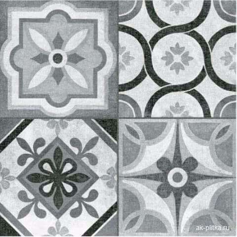Керамогранит TAU Corten Heritage Mono Nat, цвет серый, поверхность матовая, квадрат, 450x450