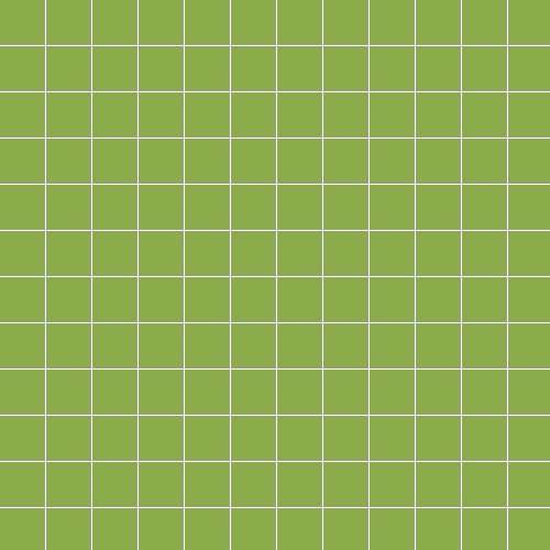 Мозаика Ce.Si Matt Kiwi Su Rete 2,5x2,5, цвет зелёный, поверхность матовая, квадрат, 300x300