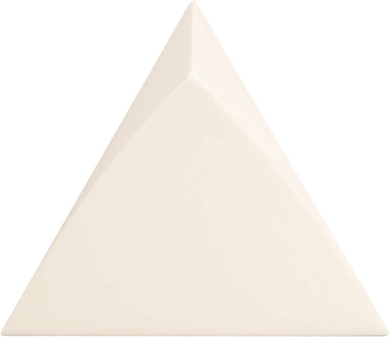 Керамическая плитка Equipe Magical 3 Tirol Cream 24444, цвет бежевый, поверхность глянцевая 3d (объёмная), треугольник, 108x124