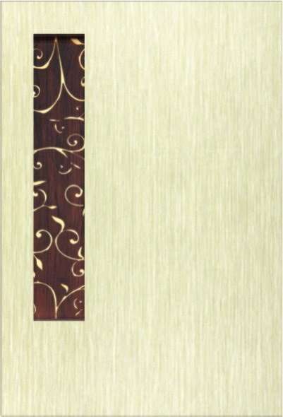 Декоративные элементы Керамин Вставка Сакура 3, цвет бежевый, поверхность матовая, прямоугольник, 400x275
