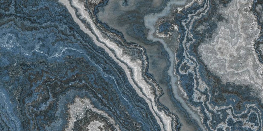 Керамогранит Ceracasa Madison Gloss, цвет синий, поверхность полированная, прямоугольник, 491x982