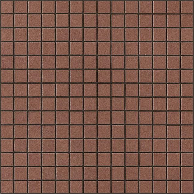 Мозаика Impronta Nuances Fiamma Mosaico B NU113MB, цвет бордовый, поверхность матовая, квадрат, 300x300