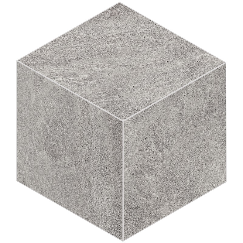 Мозаика Estima Tramontana Grey TN01 Cube Неполированный 29x25 67382, цвет серый, поверхность матовая, шестиугольник, 250x290