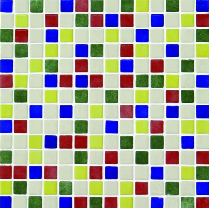 Мозаика Ezarri Mix 25014 - Е, цвет разноцветный, поверхность глянцевая, прямоугольник, 313x495