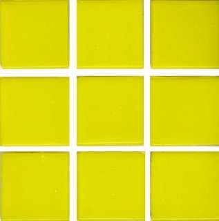 Мозаика Irida Gamma И10.90(3), цвет жёлтый, поверхность глянцевая, квадрат, 318x318