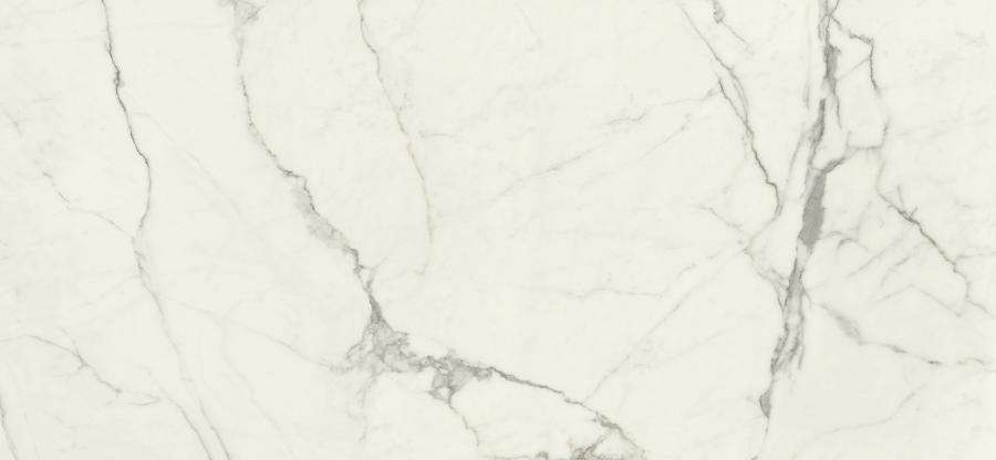 Керамогранит Kerlite Vanity Touch Bianco Statuario, цвет белый, поверхность матовая, прямоугольник, 600x1200
