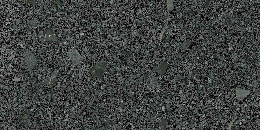 Керамогранит Arcana Stracciatela Miscela-R Grafito, цвет серый тёмный, поверхность матовая, прямоугольник, 600x1200