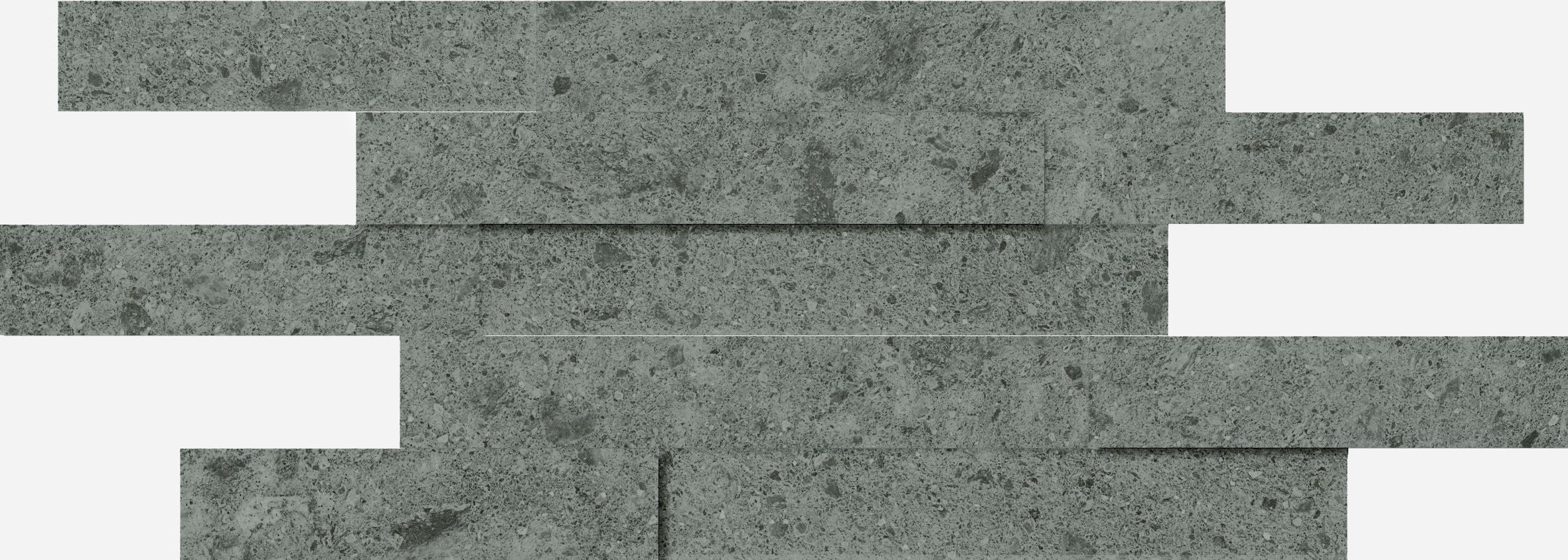 Декоративные элементы Italon Genesis Grey Brick 3D 620110000088, цвет серый, поверхность матовая 3d (объёмная), под кирпич, 280x780