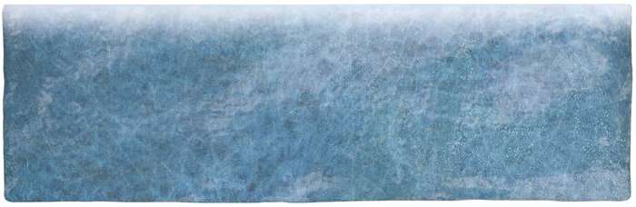 Керамическая плитка Harmony Dyroy Blue 29018, цвет синий, поверхность глянцевая, кабанчик, 65x200