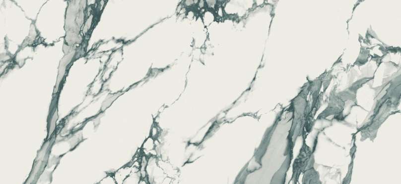 Широкоформатный керамогранит Baldocer Baikal Teal Pulido, цвет белый зелёный, поверхность полированная, прямоугольник, 1200x2600