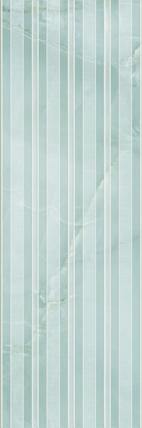 Декоративные элементы Gracia Ceramica Stazia Turquoise Decor 02, цвет бирюзовый, поверхность глянцевая, прямоугольник, 300x900
