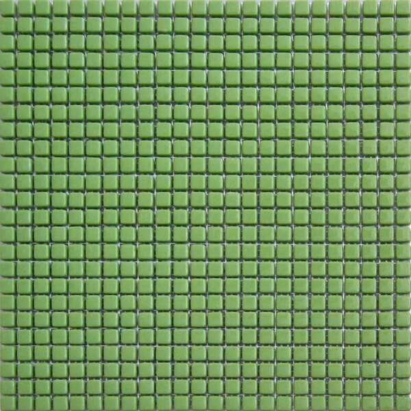 Мозаика Lace Mosaic SS 47, цвет зелёный, поверхность глянцевая, квадрат, 315x315