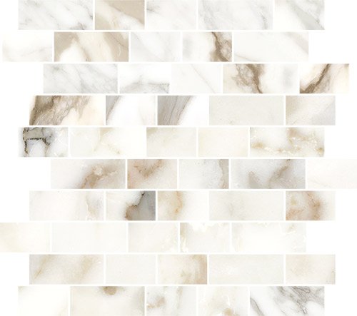 Мозаика Vallelunga Luce Grey Brick Mix 6001270, цвет серый, поверхность глянцевая сатинированная, под кирпич, 320x370