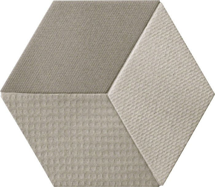 Керамическая плитка Mutina Tex Grey RETX04, цвет серый, поверхность матовая, прямоугольник, 115x200