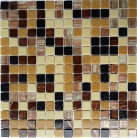 Мозаика JNJ Mosaic HG Mosaic MB501, цвет разноцветный, поверхность глянцевая, квадрат, 327x327