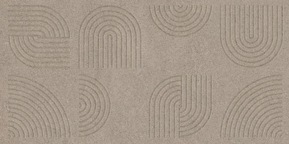 Декоративные элементы Cerdomus Pietra Del Maniero Decor Geometrico Sabbia Matt 88526, цвет коричневый, поверхность матовая, прямоугольник, 300x600