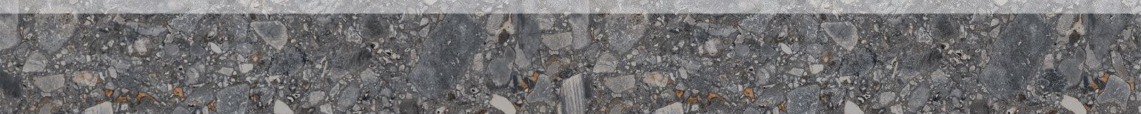 Бордюры Ariana Futura Antracite Battiscopa PF60004901, цвет серый, поверхность матовая, прямоугольник, 65x600