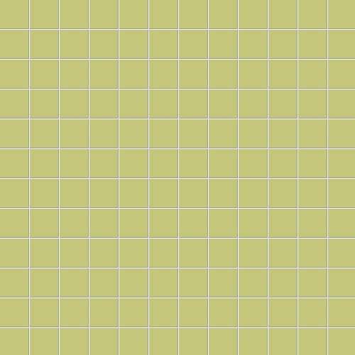 Мозаика Ce.Si Matt Mela Su Rete 2,5x2,5, цвет зелёный, поверхность матовая, квадрат, 300x300