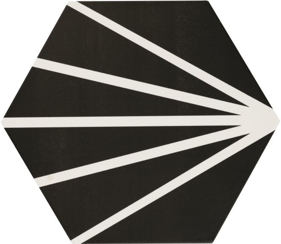 Керамогранит Bestile Meraki Negro, цвет чёрно-белый, поверхность матовая, прямоугольник, 198x228