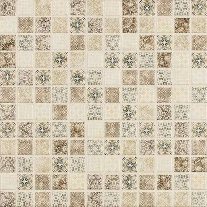 Мозаика Jasba Pattern Beige-Braun 42401H, цвет бежевый, поверхность матовая, квадрат, 316x316
