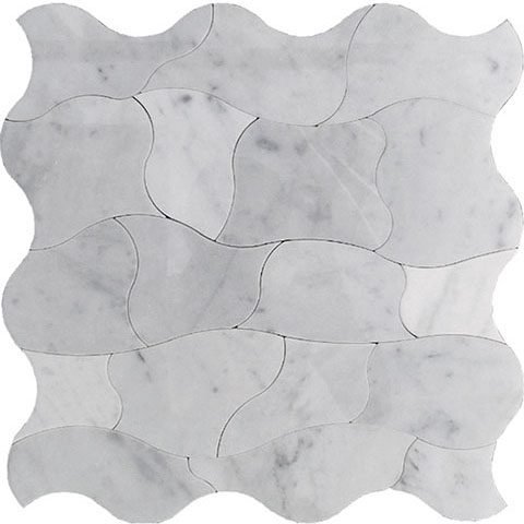 Мозаика Skalini Picasso PCS-3, цвет белый, поверхность глянцевая, квадрат, 305x305