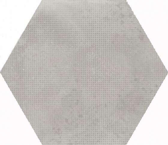 Керамогранит Equipe Urban Hexagon Melange Silver 23603, цвет серый, поверхность матовая, шестиугольник, 254x292