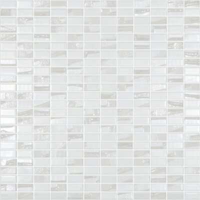 Мозаика Vidrepur Bijou White, цвет белый, поверхность глянцевая, квадрат, 317x317