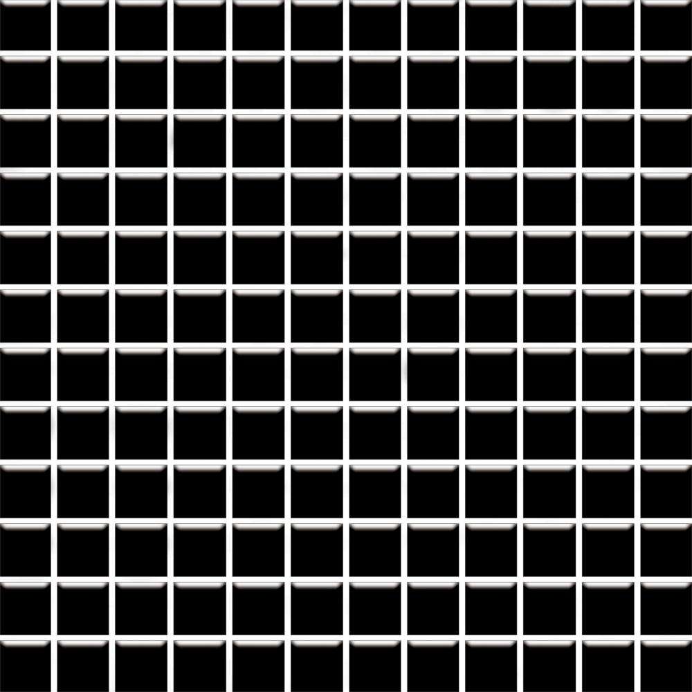 Мозаика Paradyz Altea Nero Mozaika (2,3x2,3), цвет чёрный, поверхность матовая, квадрат, 298x298