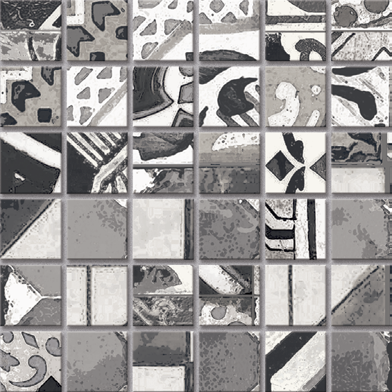 Мозаика Estima Comfort Grey CF01 Неполированный 30x30 30189, цвет серый, поверхность матовая, квадрат, 300x300