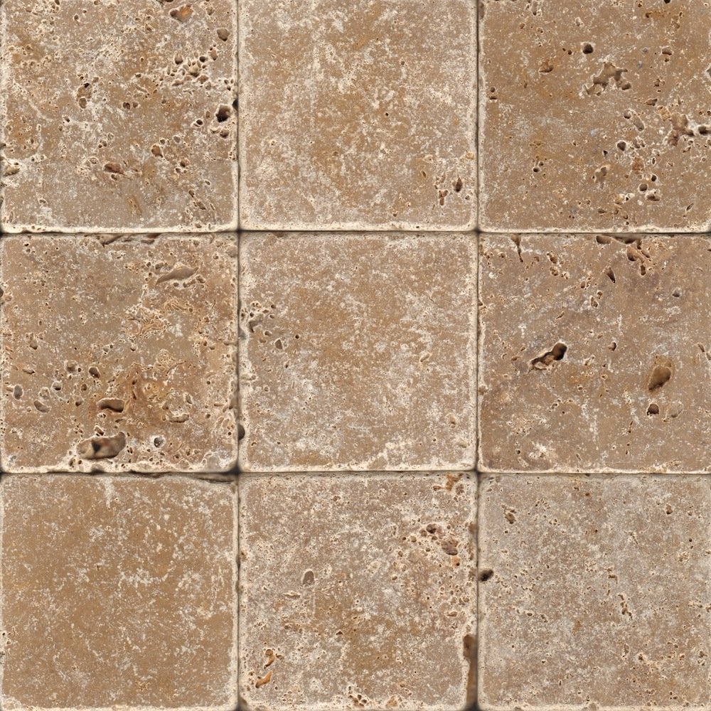 Керамическая плитка Stone4home Toscana 10, цвет коричневый, поверхность матовая, квадрат, 100x100