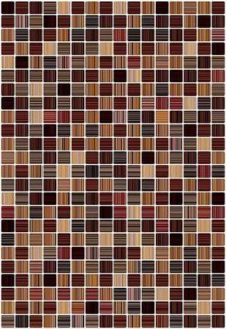 Мозаика Керамин Гламур 3Т, цвет коричневый, поверхность глянцевая, прямоугольник, 400x275