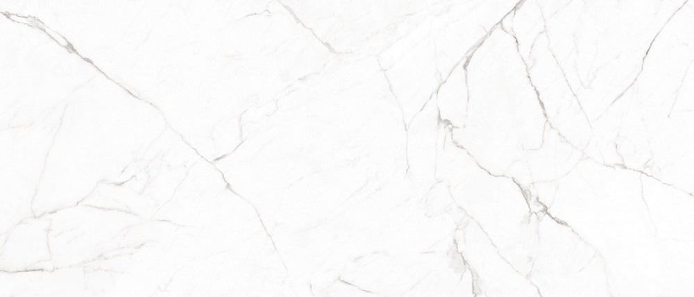 Широкоформатный керамогранит Ocean Ceramic Statuario Super, цвет белый, поверхность полированная, прямоугольник, 
