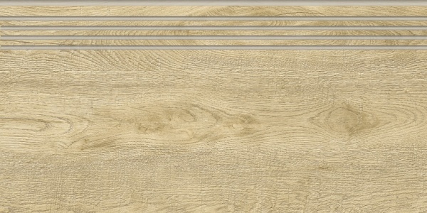 Ступени Grasaro Italian Wood G-251/SR/st01, цвет бежевый, поверхность структурированная, прямоугольник, 200x600