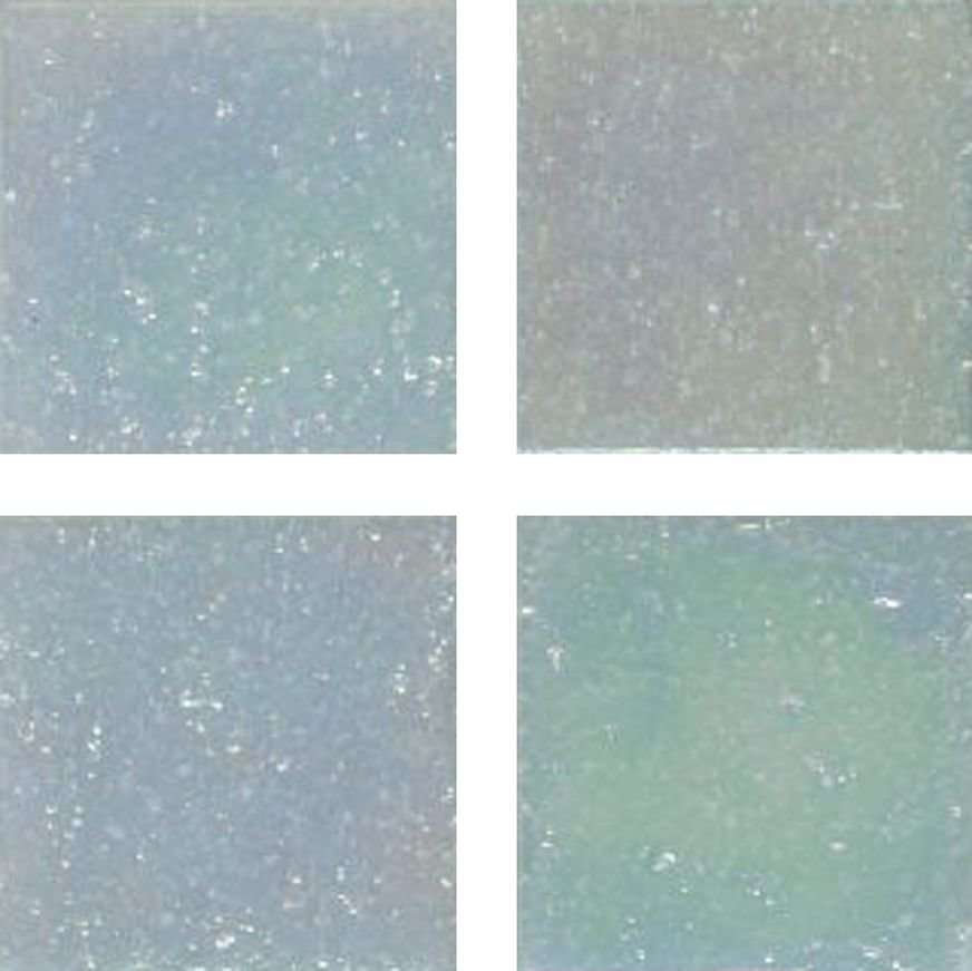 Мозаика Irida Glamour N20.205(1), цвет голубой, поверхность глянцевая, квадрат, 327x327