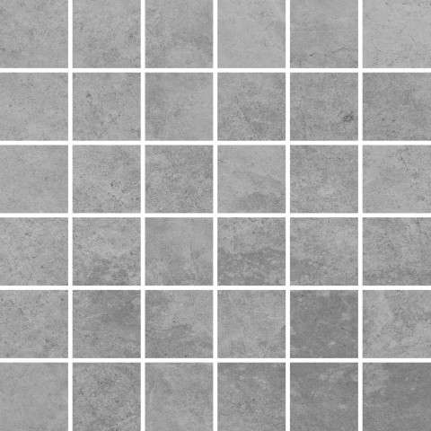 Мозаика Cerrad Tacoma Mosaic Silver, цвет серый, поверхность матовая, квадрат, 300x300