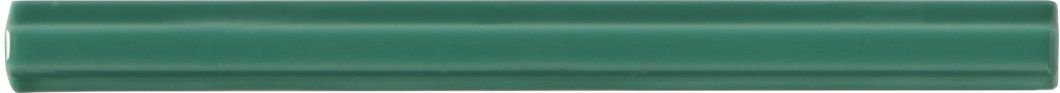 Бордюры Adex ADRI5009 Listelo Rimini Green, цвет зелёный, поверхность глянцевая, прямоугольник, 17x200