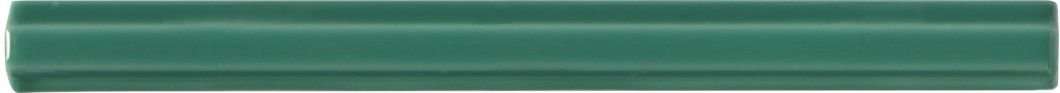 Бордюры Adex ADRI5009 Listelo Rimini Green, цвет зелёный, поверхность глянцевая, прямоугольник, 17x200