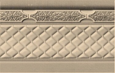 Бордюры Kerasol Otoman Beige Zocalo, цвет бежевый, поверхность глянцевая, прямоугольник, 160x250