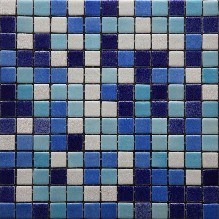 Мозаика Togama Pool&Wellness SPA Combi 4, цвет синий, поверхность глянцевая, квадрат, 340x340
