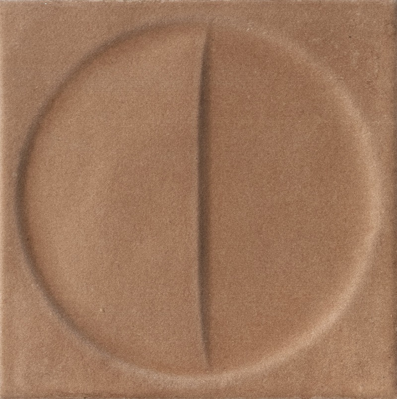 Керамическая плитка Iris Bottega D’Arte Motivi Terra Matt 511015, цвет терракотовый, поверхность матовая, квадрат, 150x150