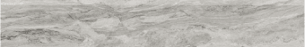 Бордюры Ascot Gemstone Battiscopa Silver Rett GNB14R, цвет серый, поверхность матовая, прямоугольник, 90x585